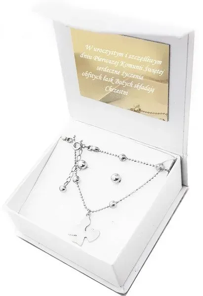 Biżuteria srebrna z motywem anioła – idealny upominek na Pierwszą Komunię Świętą